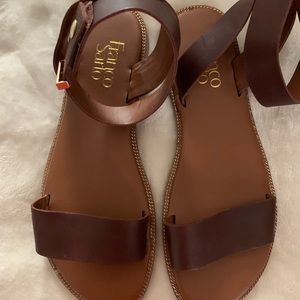 🤎Brown Strap Sandals✨